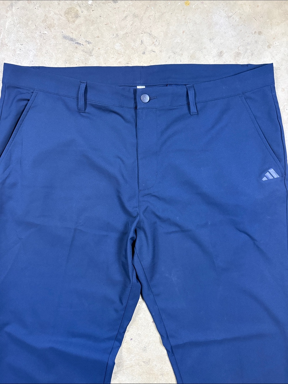 Men's Size 40x32 adidas Men's Dark Blue Slim Performance Chinos